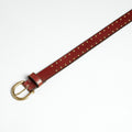 STUDDED BELT BRN