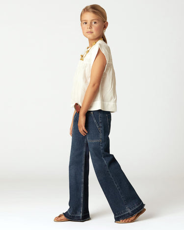 WIDE LEG DENIM PANTS