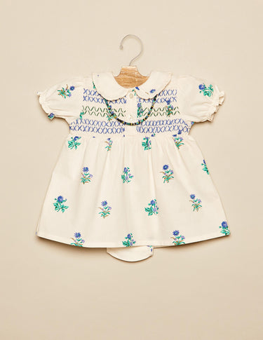 OFF-WHITE FLORAL DRESS