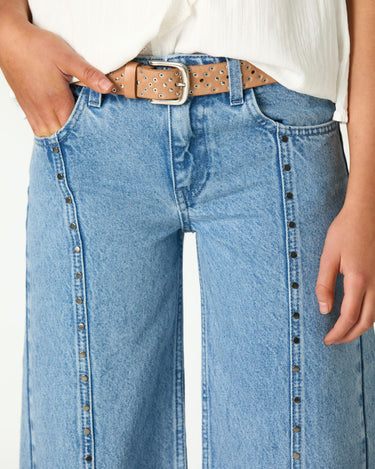 BLUE DISTRESSED DENIM JEANS