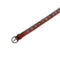 GARNET STUDDED AND EMBROIDERED BELT