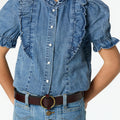 BLUE FLARE DENIM JEANS