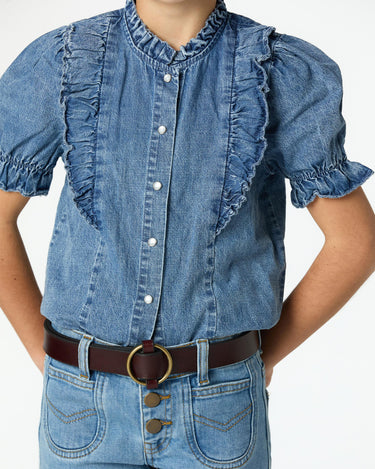 BLUE FLARE DENIM JEANS