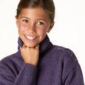 PENSÉE BUTTON TURTLENECK SWEATER