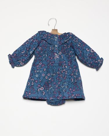 VESTIDO NIDO NIGHT GARDEN BLUE