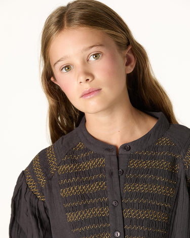 ANTHRACITE CREW NECK NIDOS SHIRT