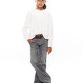 Raw yoke shirt
