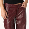 PANTALÓN TRENZADOS BURGUNDY