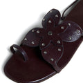 STUDDED FLOWER SANDAL