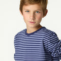 BLUE STRIPED T-SHIRT
