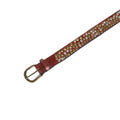BROWN STUDDED ROCK BELT