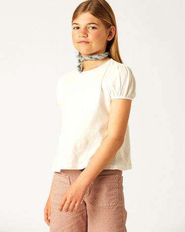 WHITE POCKET T-SHIRT