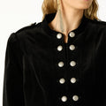 CHAQUETA TERCIOPELO DOBLE BOTÓN BLACK