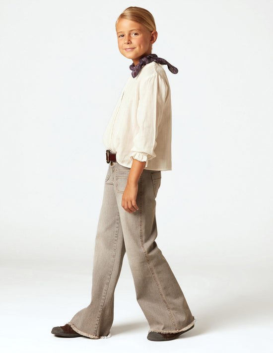 RAW DRAWSTRING SHIRT