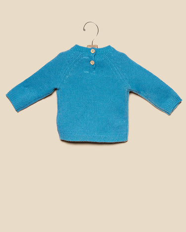 CABLE KNIT SWEATER POWDER