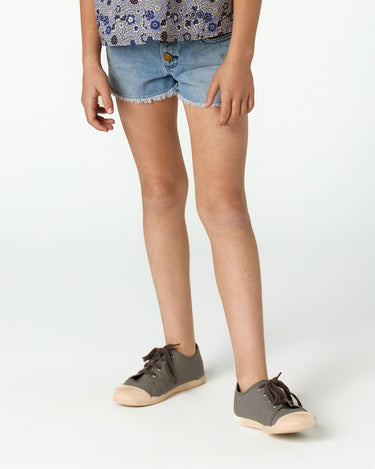 BLUE DENIM SHORTS