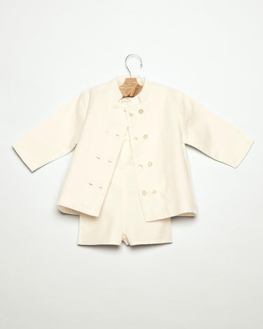 WHITE PIQUE SET