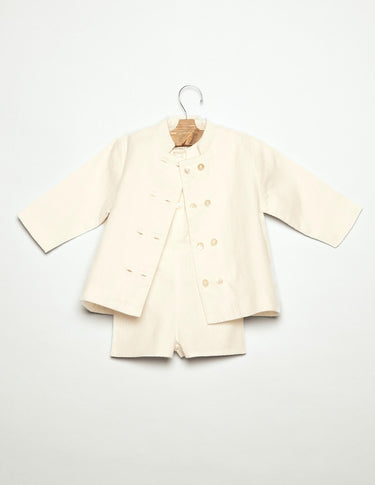 WHITE PIQUE SET