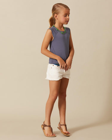 BLUE CUT T-SHIRT