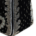 BOLSO TERCIOPELO NEGRO BEADS