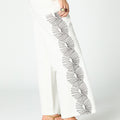 EIGHTS EMBROIDERED TROUSERS ECRU