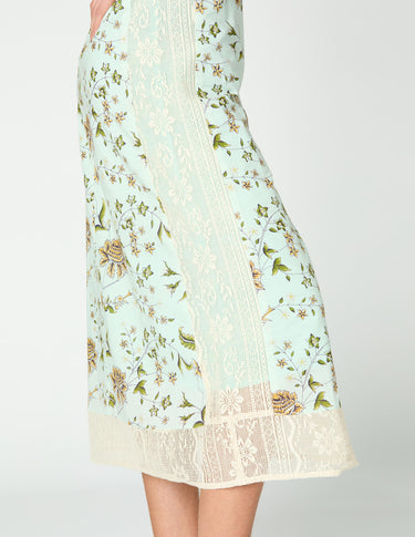 INDIAN SWIPE PRINT DRESS