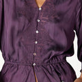 CAMISA LACE PLUM