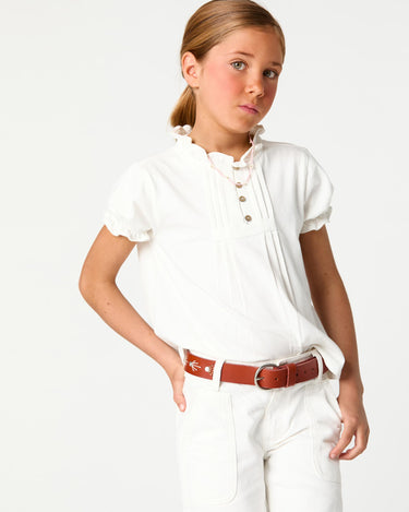PUFF SLEEVE T-SHIRT WHITE