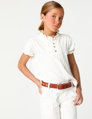 PUFF SLEEVE T-SHIRT WHITE
