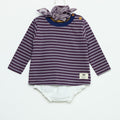 PURPLE STRIPED T-SHIRT