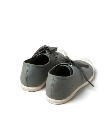 GREY LACE-UP SHOE