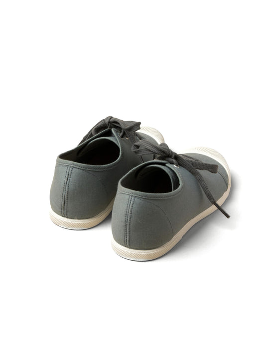 GREY LACE-UP SHOE