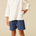 WHITE KURTA SHIRT