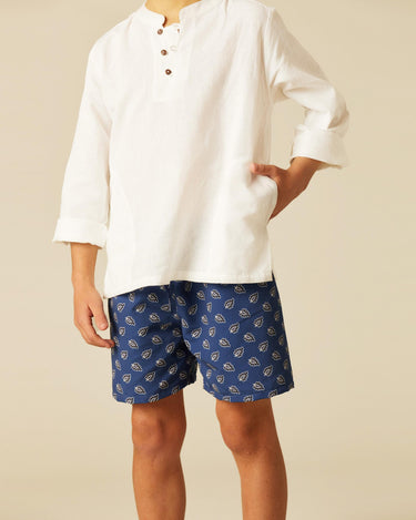 WHITE KURTA SHIRT