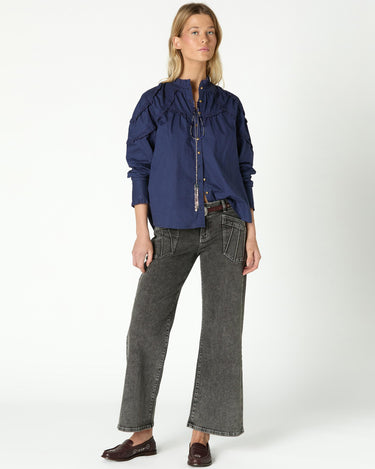 GREY TROUSERS POCKET SEAMS