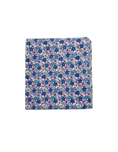 DITSY PRINT SCARF BLUE