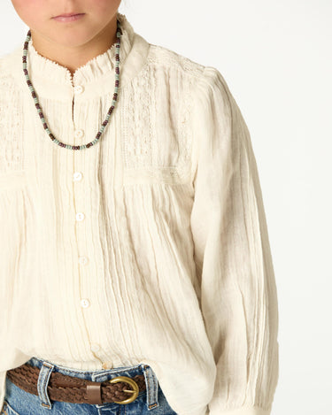 CAMISA JARETAS LACE ECRU