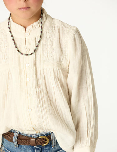 CAMISA JARETAS LACE ECRU
