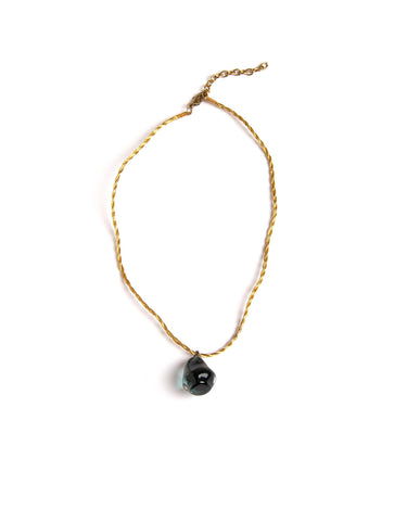 GREEN TEARDROP NECKLACE