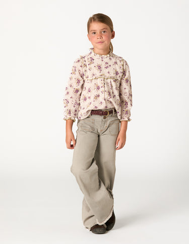 Pantalón bolsillos vaquero gris