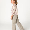 Gray denim cargo pants
