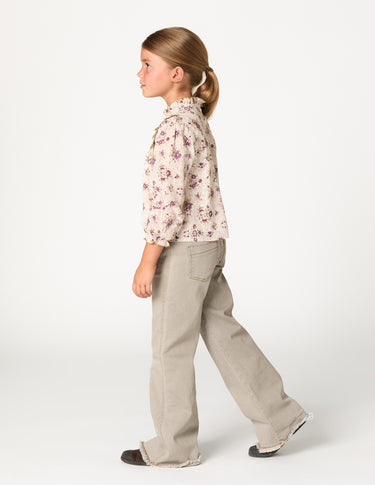 Pantalón bolsillos vaquero gris
