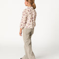 Gray denim cargo pants