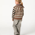 Light gray denim wide leg pants
