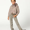 GRAY FLARE JEANS