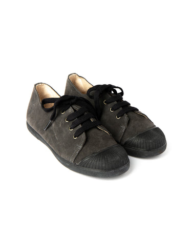 ZAPATILLA ANTRACITA CORDONES