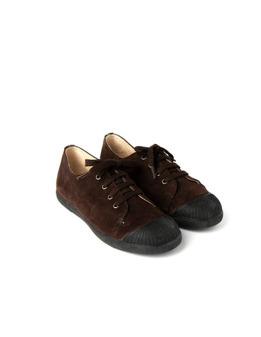 BROWN LACE-UP SHOE