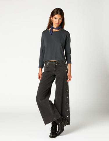 ANTHRACITE LONG SLEEVE T-SHIRT NN