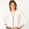 WHITE LONG SLEEVE T-SHIRT NN