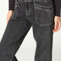 GREY TROUSERS POCKET SEAMS
